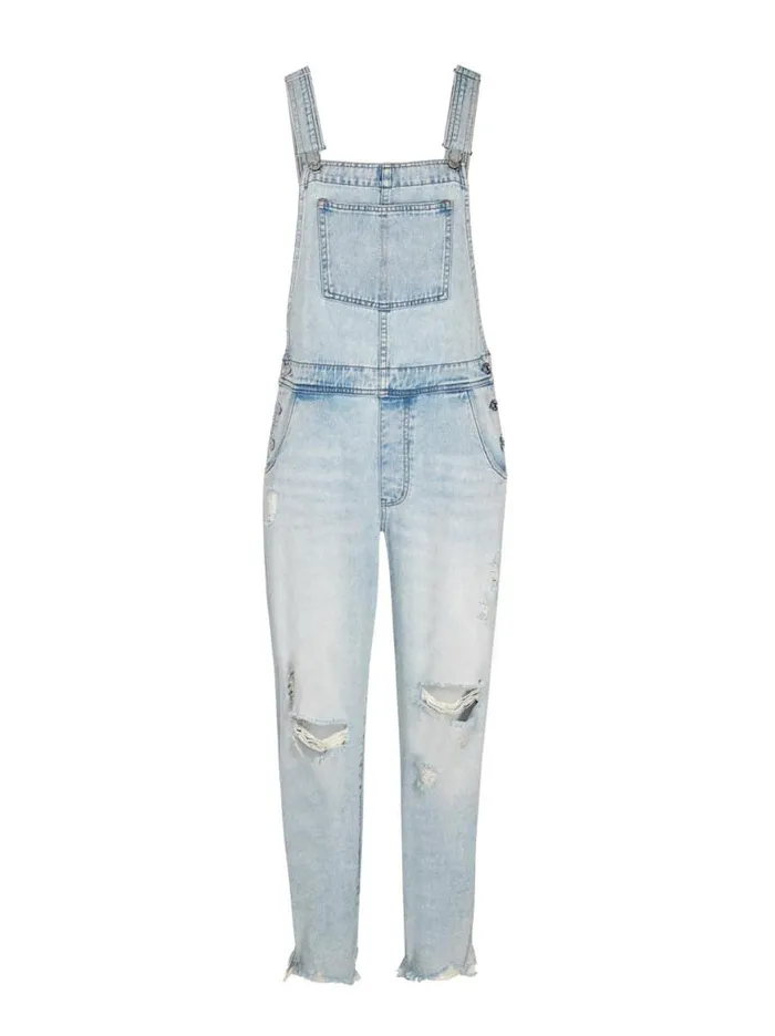Women Baggy Overalls In Folklore Jessica Simpson Denim