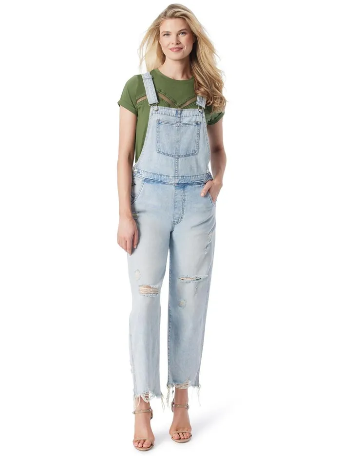 Women Baggy Overalls In Folklore Jessica Simpson Denim