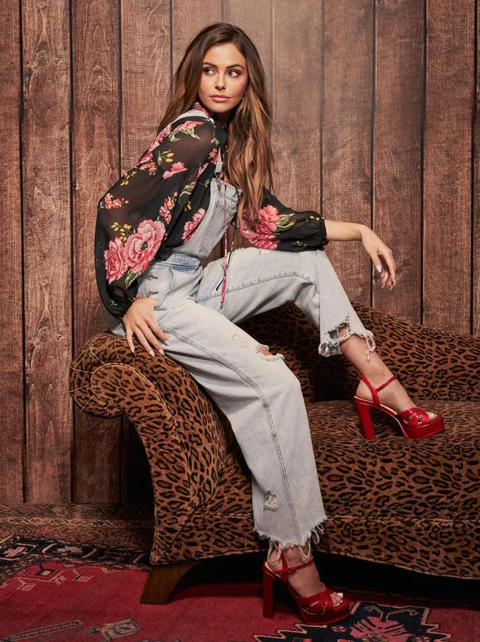 Women Baggy Overalls In Folklore Jessica Simpson Denim