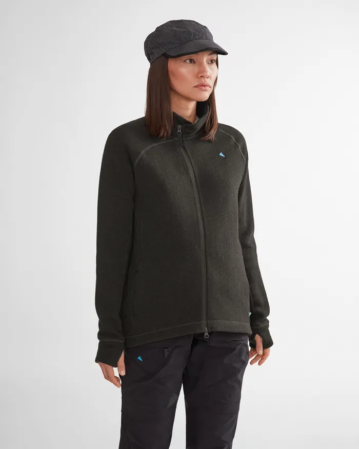 Women Balder Thermal MidLayer Charcoal Klttermusen Fleeces and Sweaters