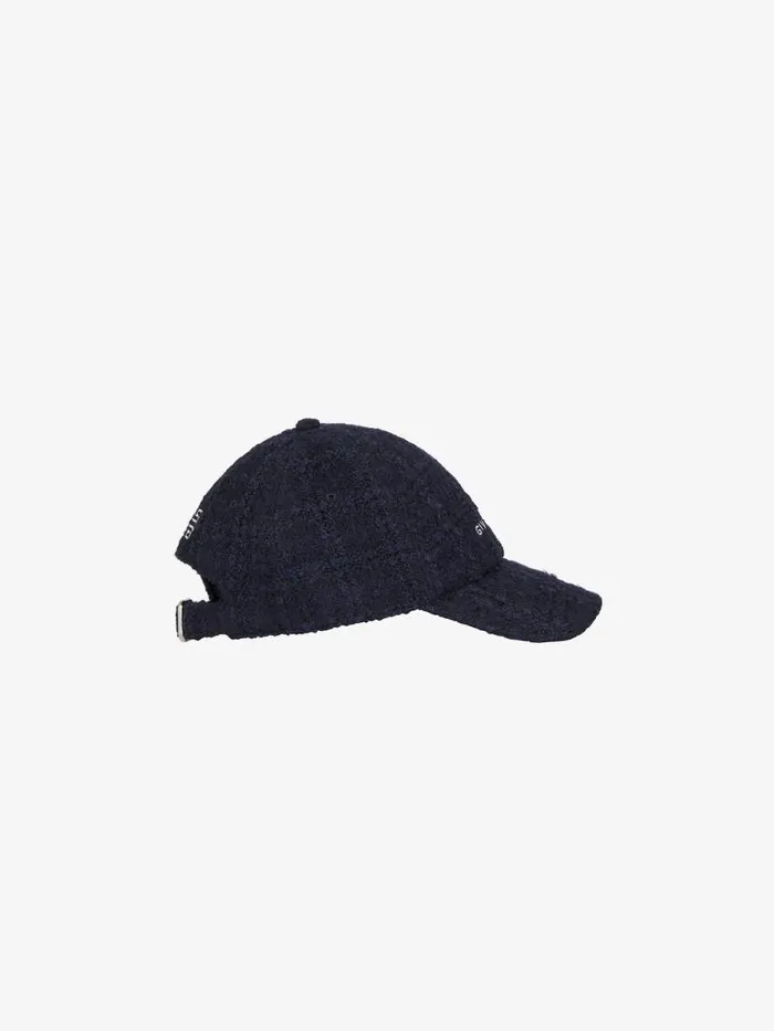 Women Beanies and Caps Givenchy GIVENCHY Embroidered Cap In Tweed Dark Blue Women Beanies and Caps Givenchy GIVENCHY Embroidered Cap In Tweed Dark Blue