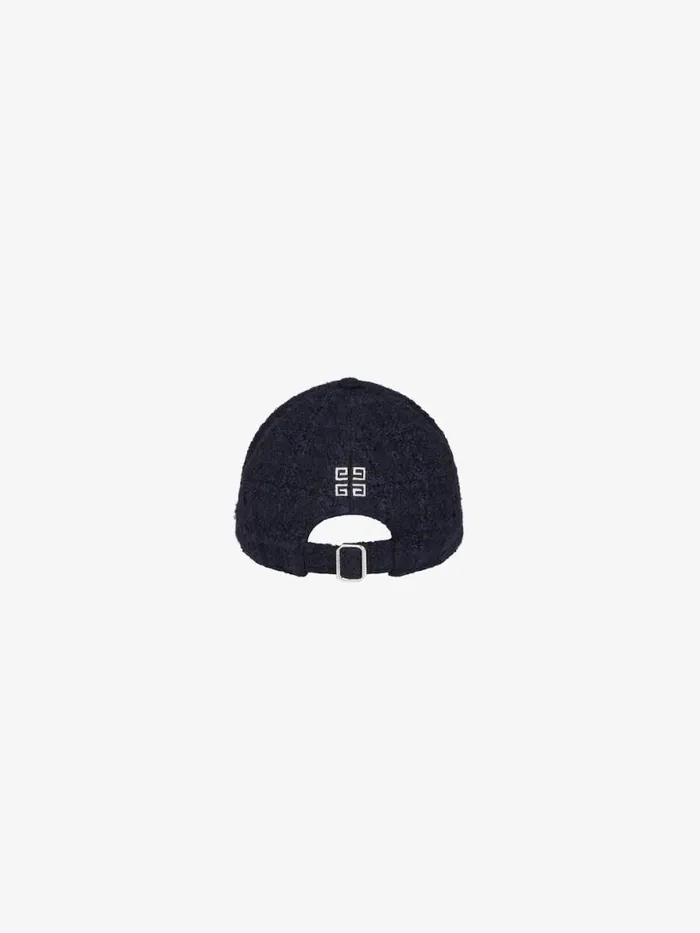Women Beanies and Caps Givenchy GIVENCHY Embroidered Cap In Tweed Dark Blue Women Beanies and Caps Givenchy GIVENCHY Embroidered Cap In Tweed Dark Blue