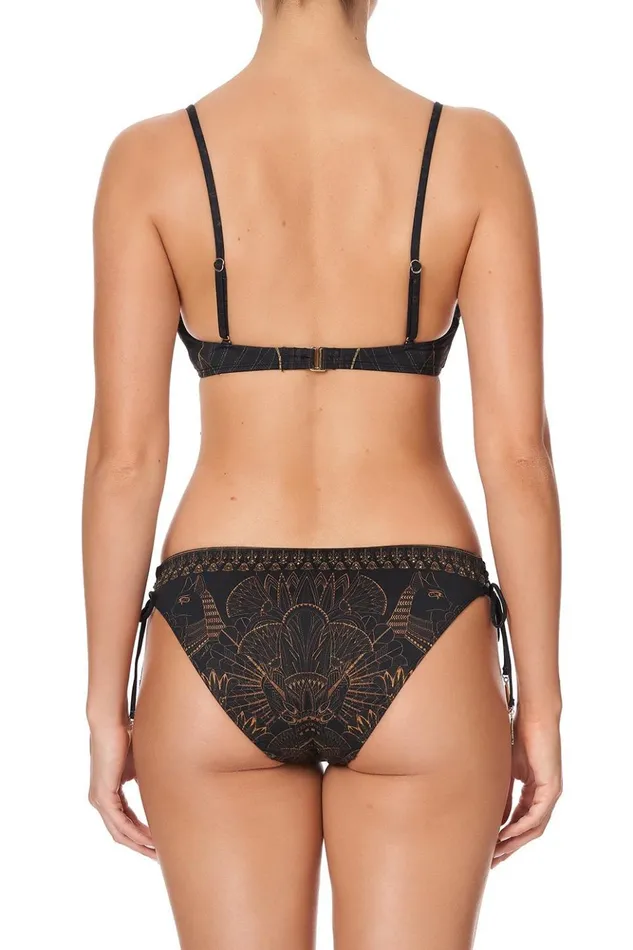 Women Bikinis Camilla Lace Front Crop Top Cobra King