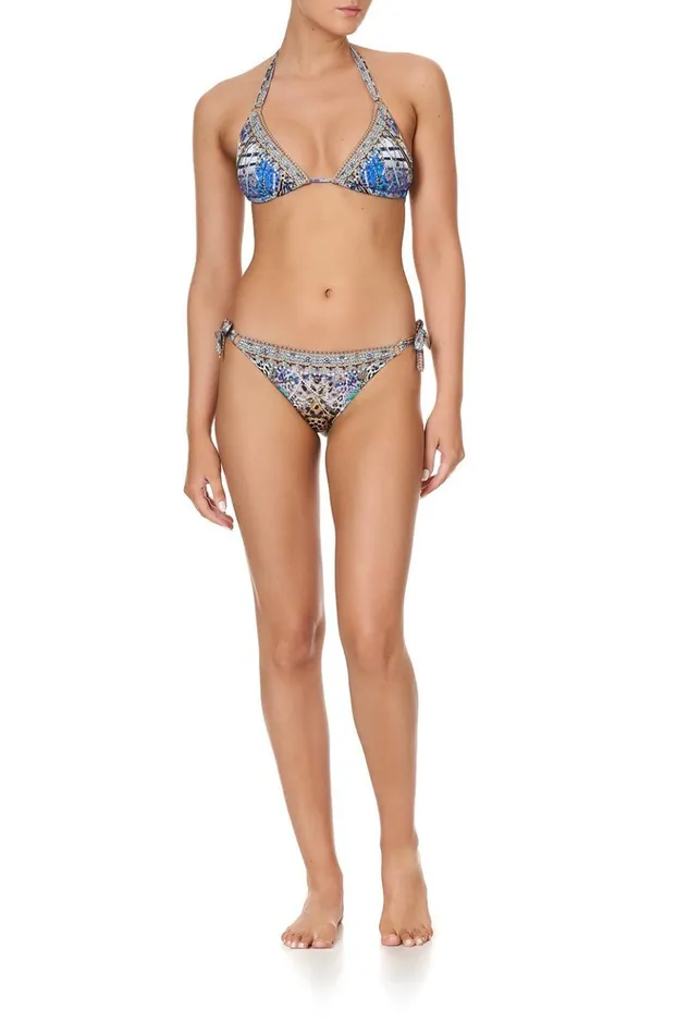 Women Bikinis Camilla Ring Tri Top Animal Army