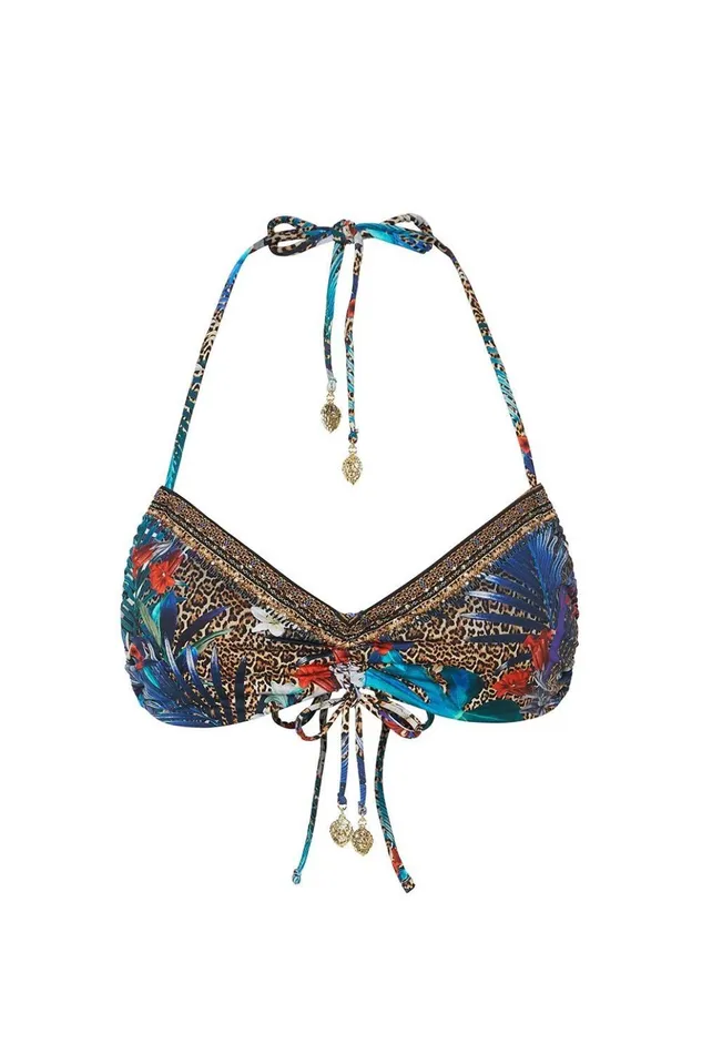 Women Bikinis Camilla Side Gather Tri Top Rainbow Room