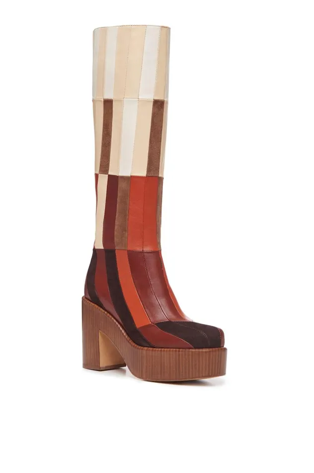 Women Boots Gabriela Hearst Brigade Patchwork Boot