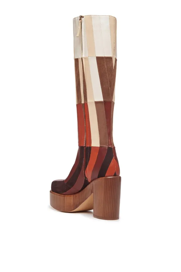 Women Boots Gabriela Hearst Brigade Patchwork Boot
