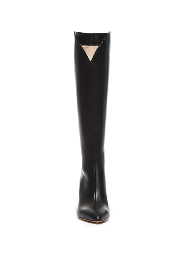 Women Boots Gabriela Hearst Cora High Knee Boot In Black Leather