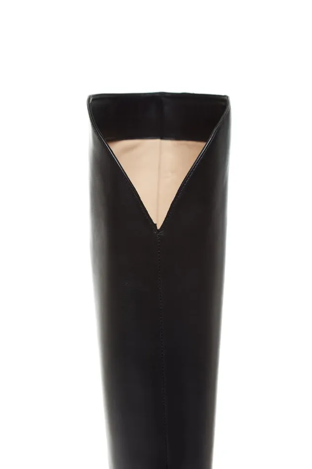 Women Boots Gabriela Hearst Cora High Knee Boot In Black Leather