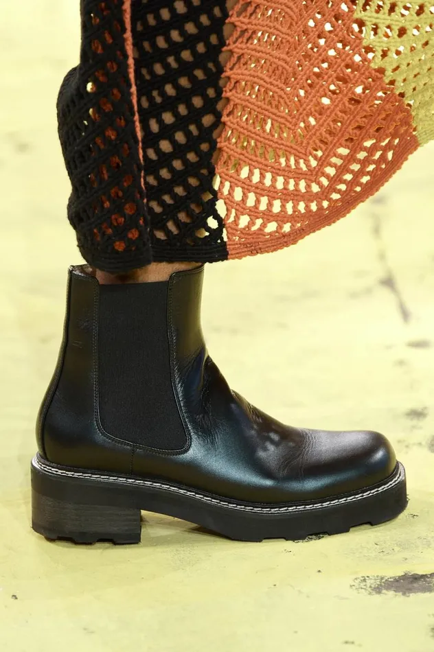Women Boots Gabriela Hearst Jil Chelsea Boot In Black Leather