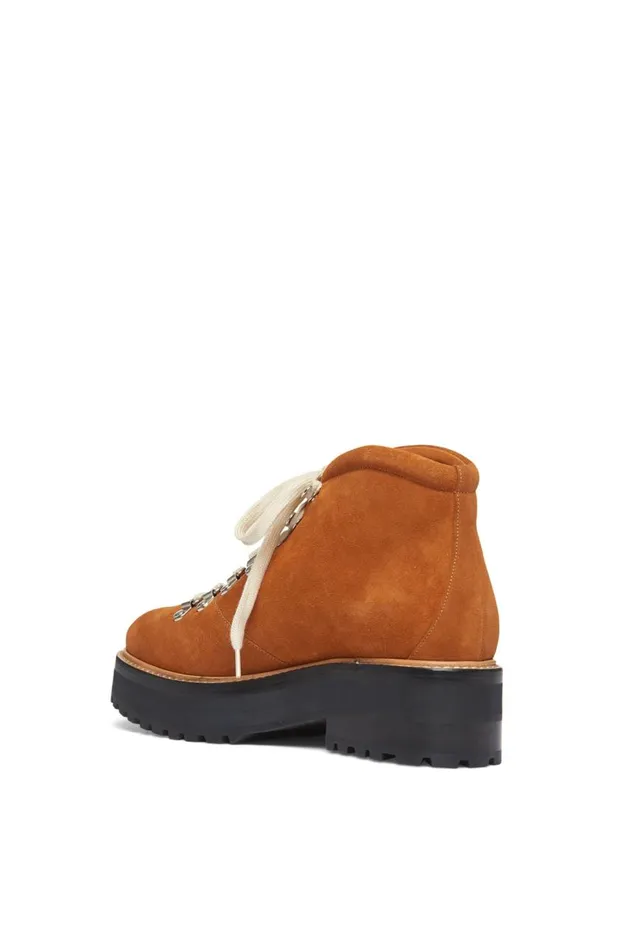 Women Boots Gabriela Hearst Kash Boot In Cashew Shearling and Leather