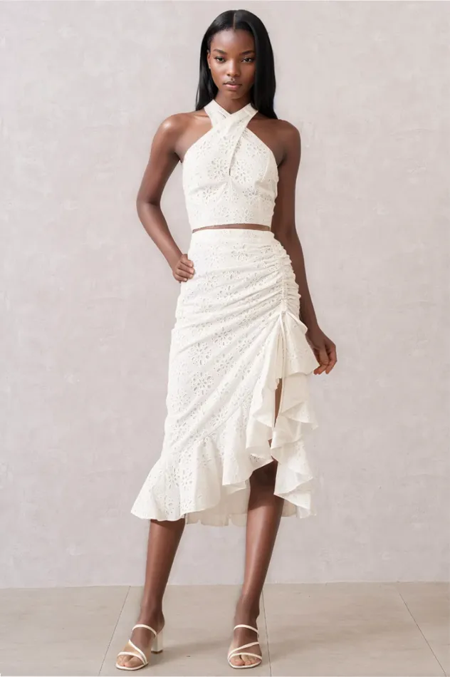 Women Bottoms YUMI KIM ANIKA SKIRT Pacific Cotton Eyelet