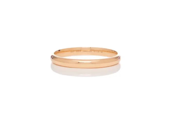 Women Bracelets Gabriela Hearst Vitreous Green Enamel and 18K Gold Bangle