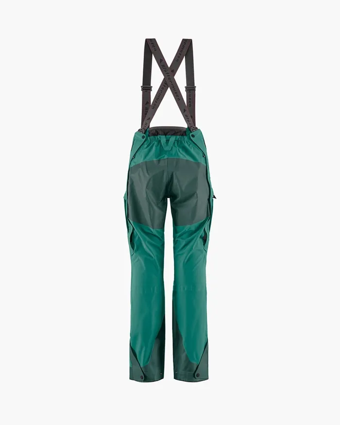 Women Brage 20 Salopette Waterproof Shell Pants Ocean Green Klttermusen Waterproof Pants