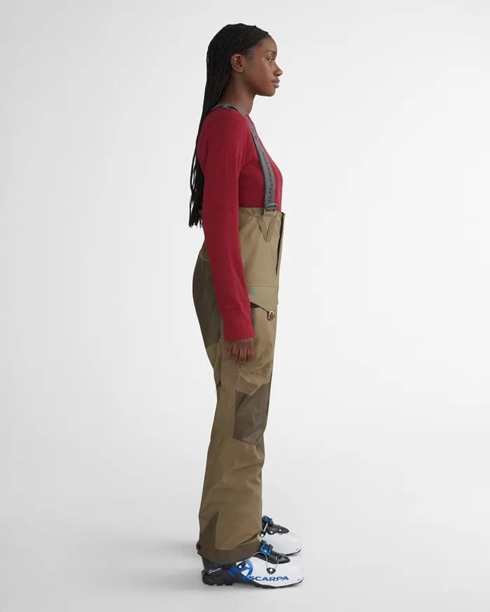 Women Brage 20 Salopette Waterproof Shell Pants Ocean Green Klttermusen Waterproof Pants