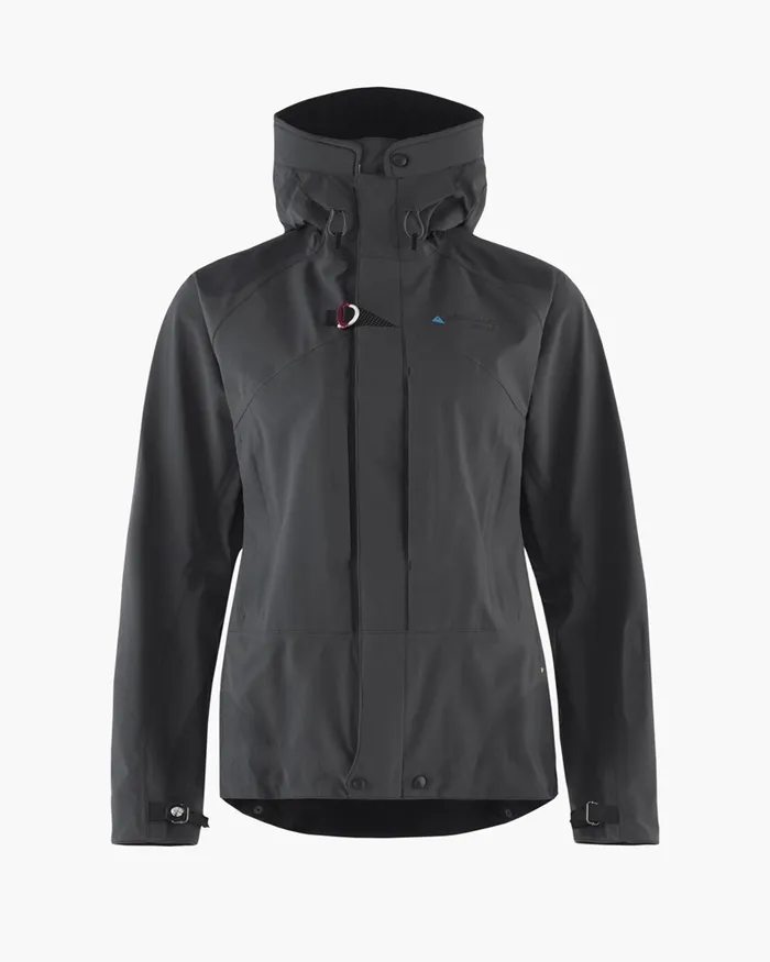 Women Brede 20 Waterproof Expedition Jacket Raven Klttermusen Waterproof Jackets