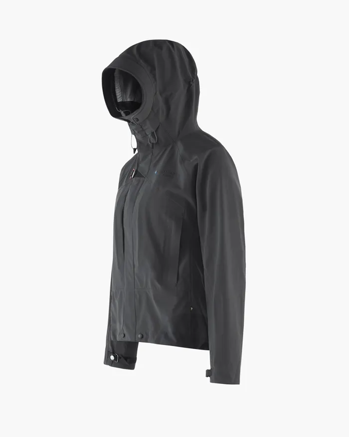 Women Brede 20 Waterproof Expedition Jacket Raven Klttermusen Waterproof Jackets
