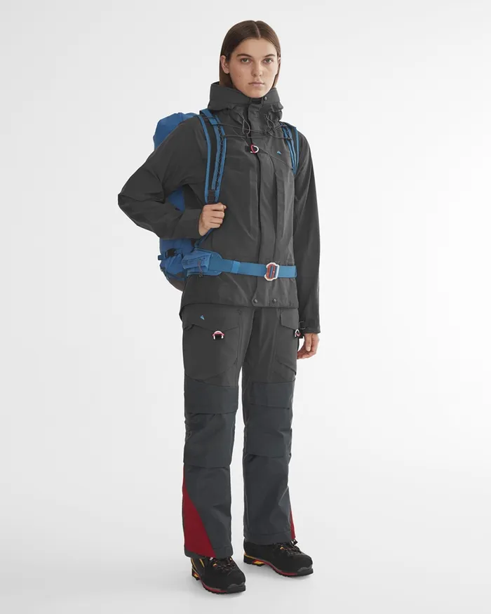Women Brede 20 Waterproof Expedition Jacket Raven Klttermusen Waterproof Jackets