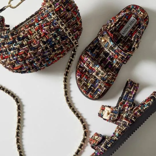 Women BRINK BAG TWEED MULTI Multi Steve Madden Crossbody Bags Women BRINK BAG TWEED MULTI Multi Steve Madden Crossbody Bags