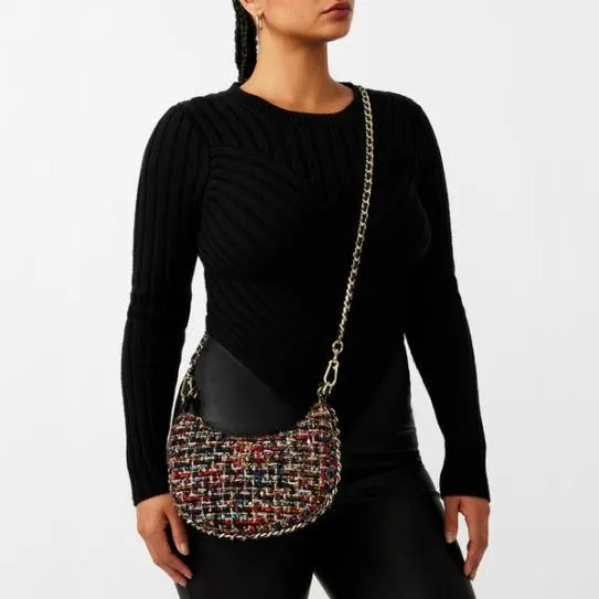 Women BRINK BAG TWEED MULTI Multi Steve Madden Crossbody Bags Women BRINK BAG TWEED MULTI Multi Steve Madden Crossbody Bags