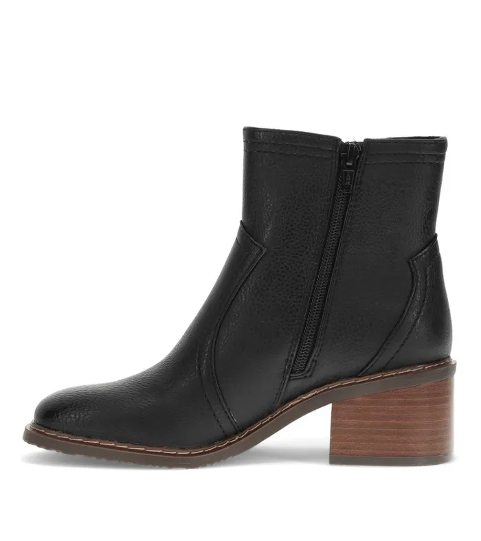 Women Calloway Block Heel Bootie Black Baretraps Booties