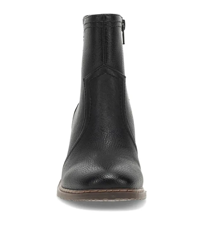Women Calloway Block Heel Bootie Black Baretraps Booties