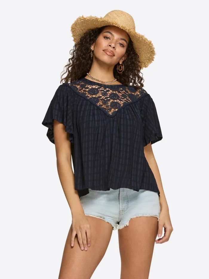 Women Camden Top In Night Sky Jessica Simpson Tops and Tees