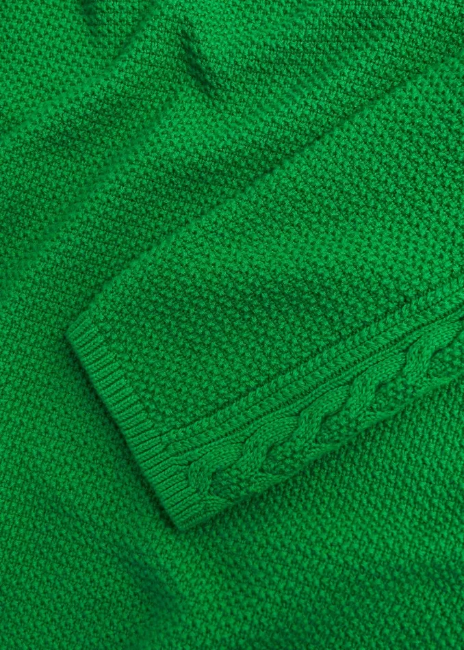 Women Camilla Cotton Jumper Lush Green Hobbs Jumpers and Cardigans