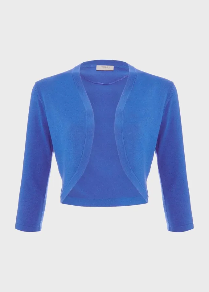 Women Carrie Bolero Lapis Blue Hobbs Jumpers and Cardigans