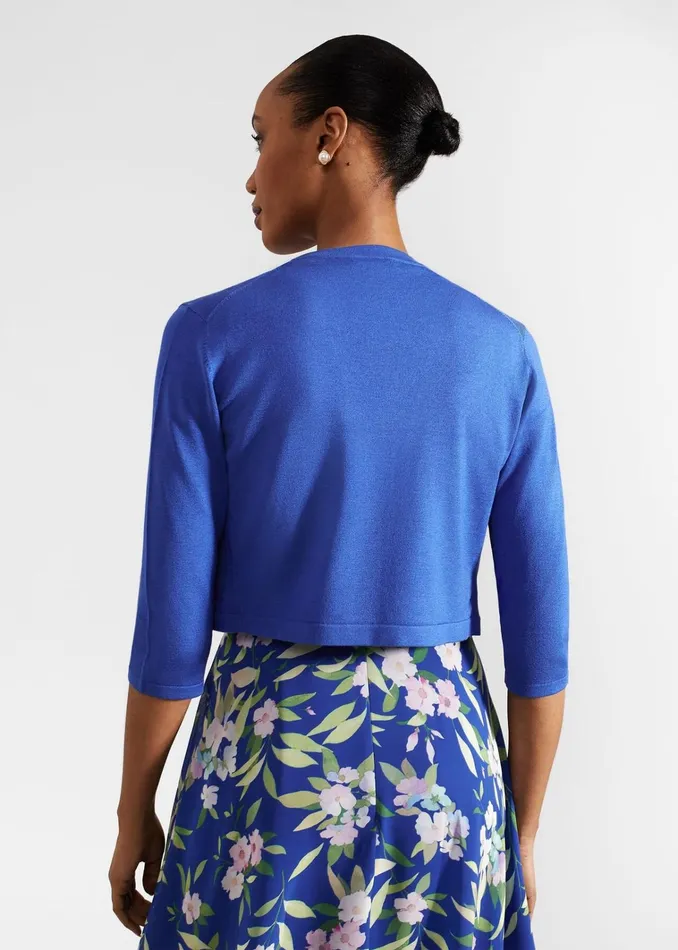 Women Carrie Bolero Lapis Blue Hobbs Jumpers and Cardigans