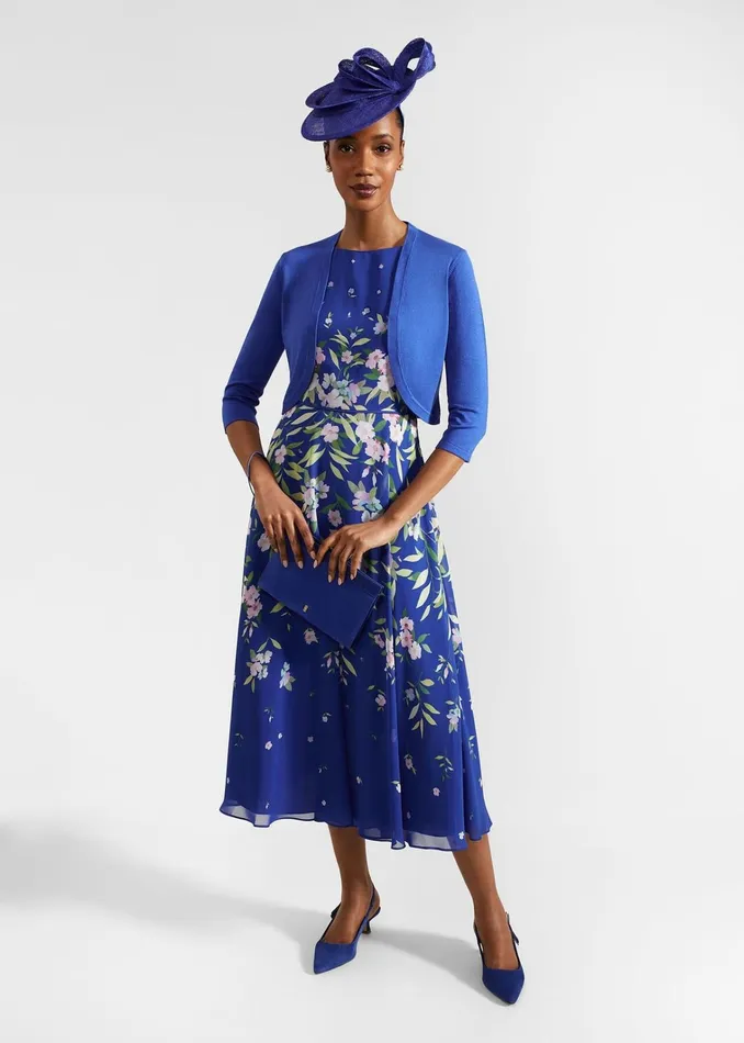 Women Carrie Bolero Lapis Blue Hobbs Jumpers and Cardigans