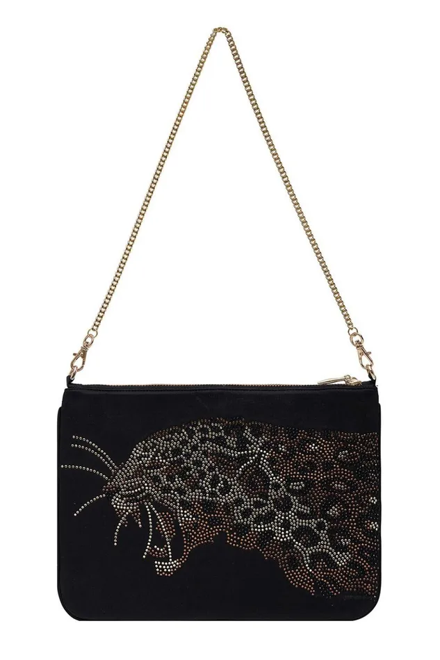 Women Clutch Bags Camilla Zip Top Clutch With Chain Multi