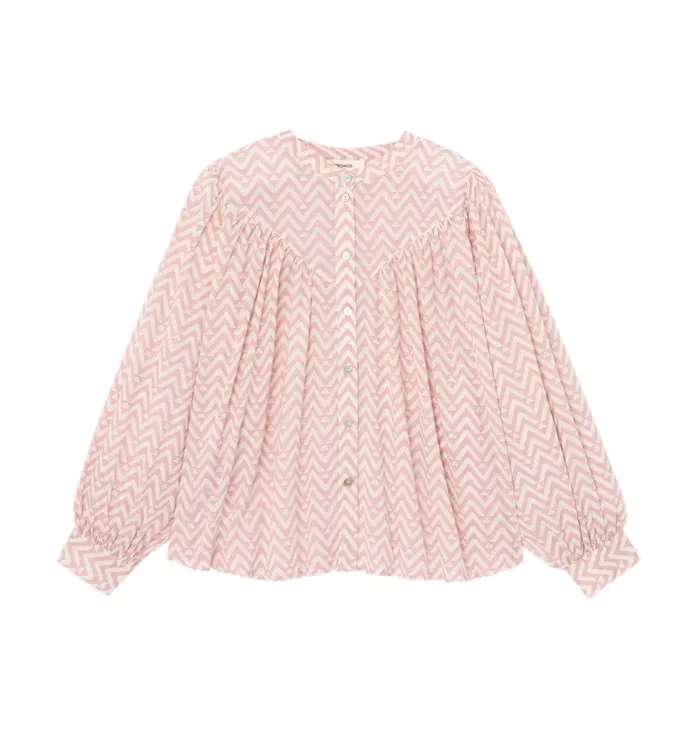Women Cotton Blend Patterned Shirt 8211 Pink Print Promod Shirts And Tunics Women Cotton Blend Patterned Shirt 8211 Pink Print Promod Shirts And Tunics