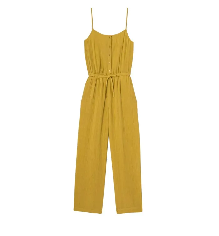 Women Cotton Gauze Jumpsuit 8211 Anise Green Promod Jumpsuits And Playsuits Women Cotton Gauze Jumpsuit 8211 Anise Green Promod Jumpsuits And Playsuits