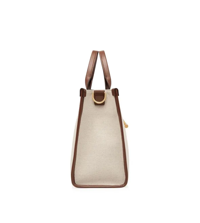 Women Cross Body Bags Tom Ford Canvas And Leather Tara Medium Top Handle Rope Tan Women Cross Body Bags Tom Ford Canvas And Leather Tara Medium Top Handle Rope Tan
