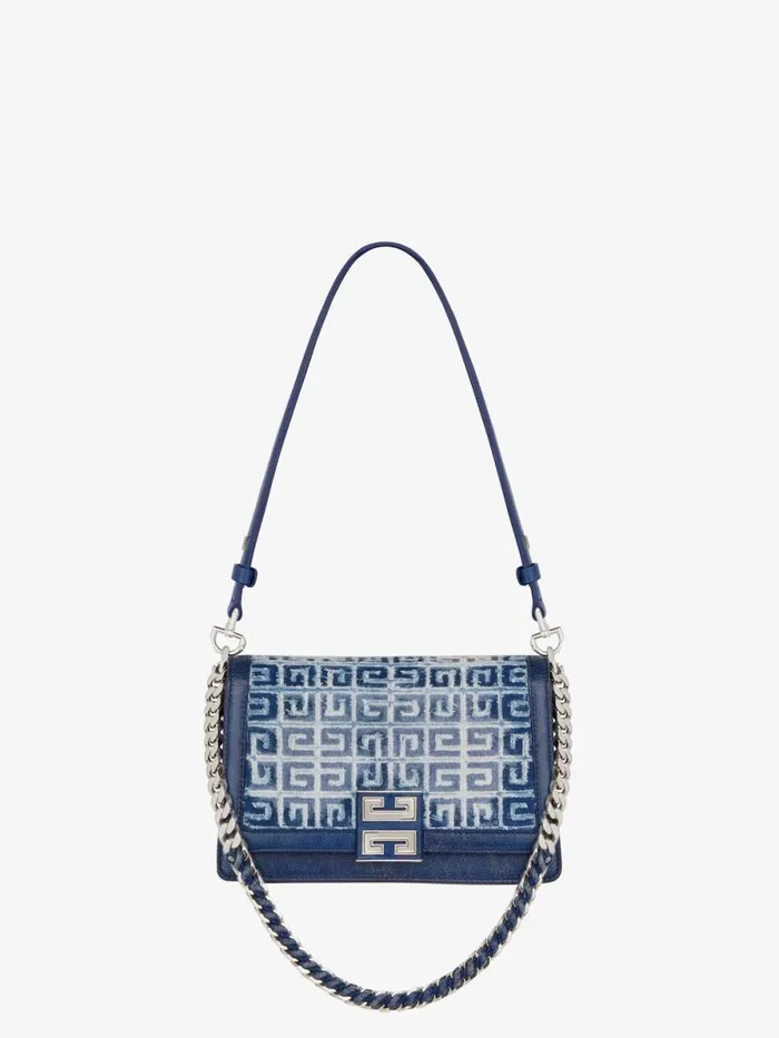Women Crossbody Bags Givenchy Medium 4G Multicarry Bag In 4G Denim Medium Blue