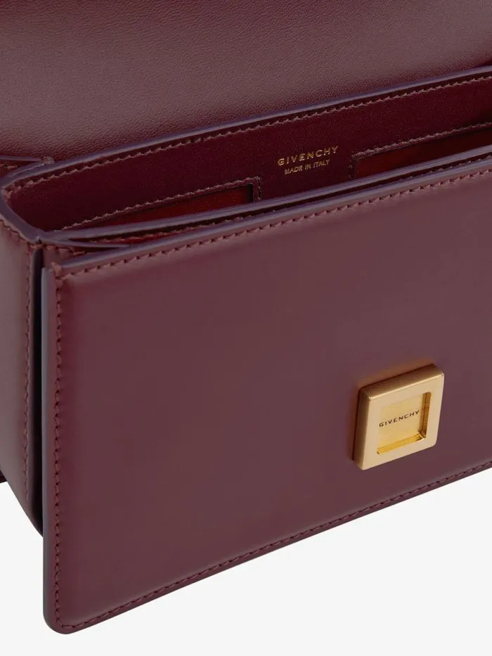 Women Crossbody Bags Givenchy Small 4G Bag In Leather With Chain Oxblood Red Women Crossbody Bags Givenchy Small 4G Bag In Leather With Chain Oxblood Red
