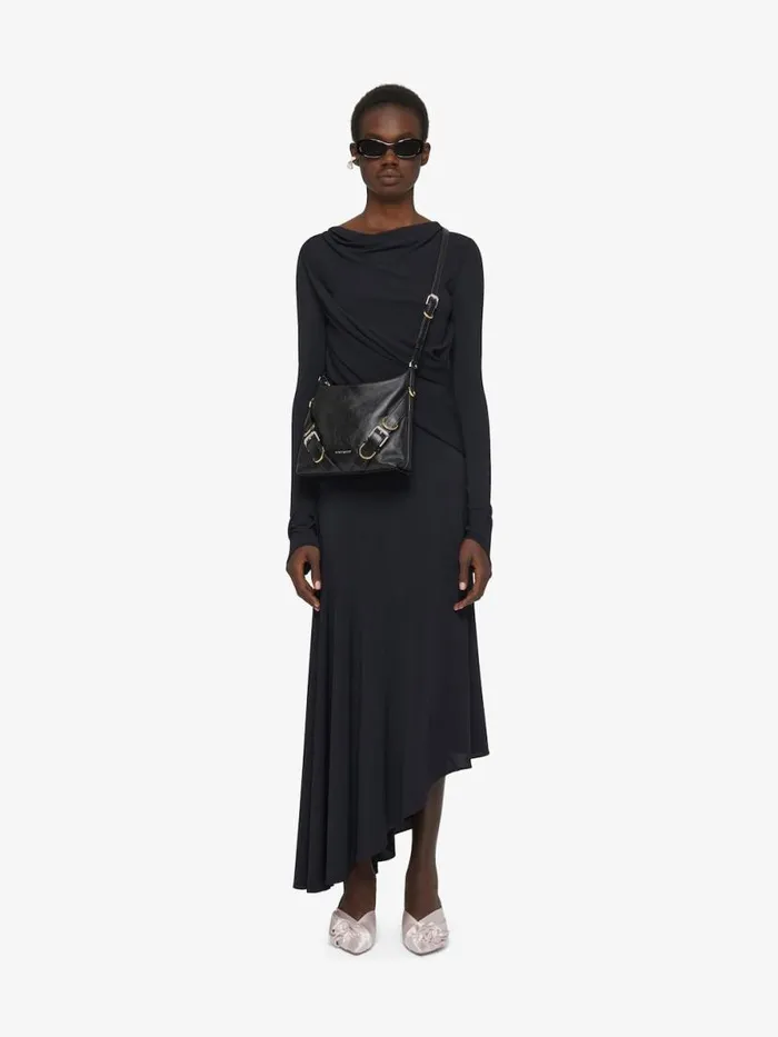Women Crossbody Bags Givenchy Voyou Crossbody Bag In Leather Black Women Crossbody Bags Givenchy Voyou Crossbody Bag In Leather Black