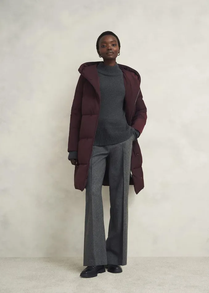 Women Darla Puffer Wine Hobbs Coats and Jackets