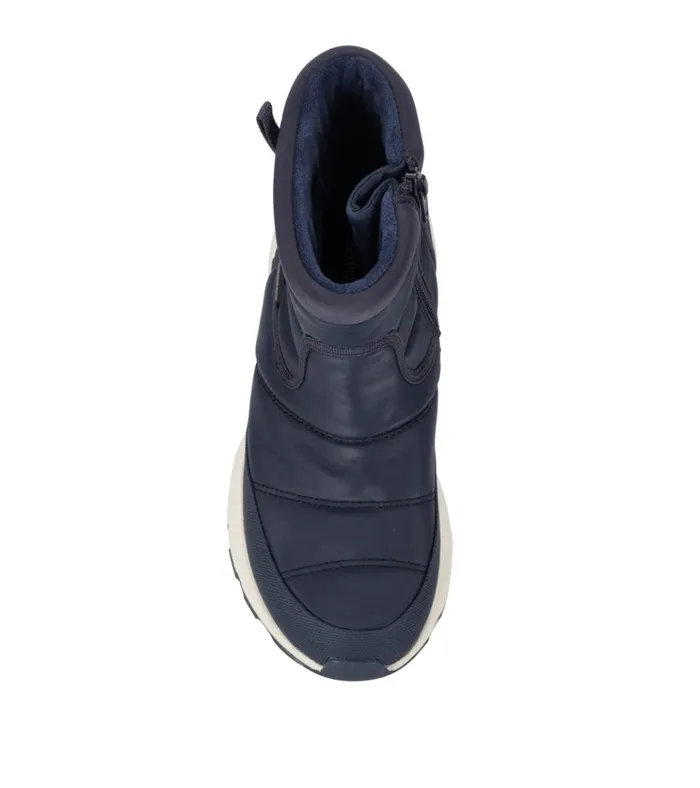 Women Darra Waterproof Cold Weather Boot Navy Blue Baretraps Booties