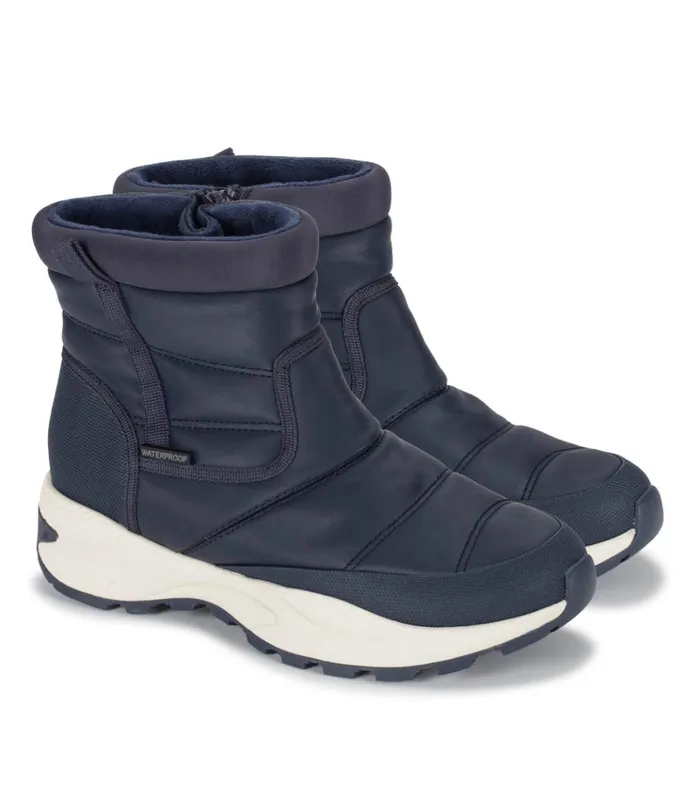 Women Darra Waterproof Cold Weather Boot Navy Blue Baretraps Booties