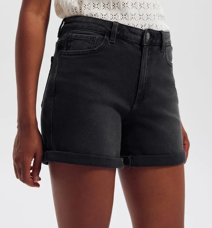Women Denim Shorts 8211 Grey Denim Promod Shorts Women Denim Shorts 8211 Grey Denim Promod Shorts