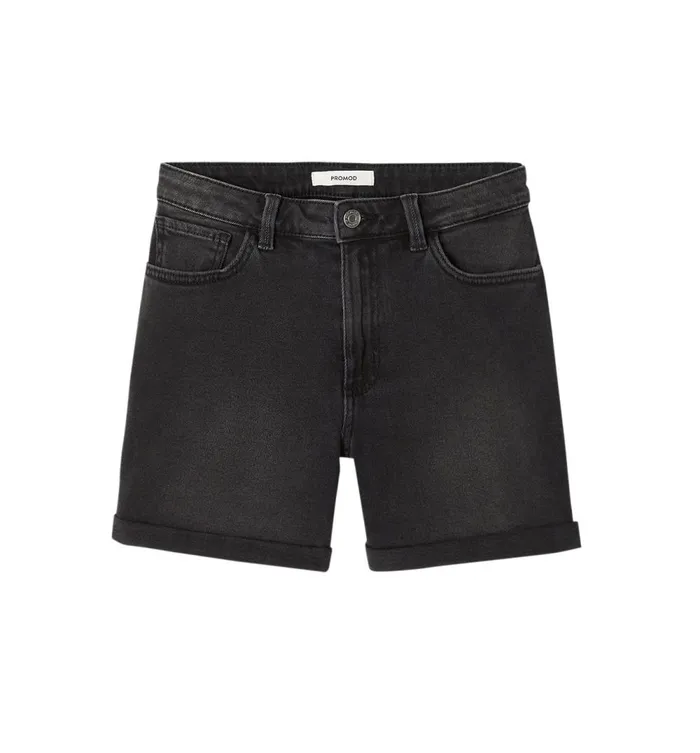 Women Denim Shorts 8211 Grey Denim Promod Shorts Women Denim Shorts 8211 Grey Denim Promod Shorts