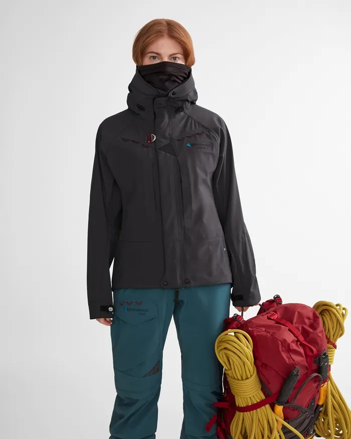 Women Draupner Waterproof Cutan Jacket Midnight Blue Klttermusen Waterproof Jackets