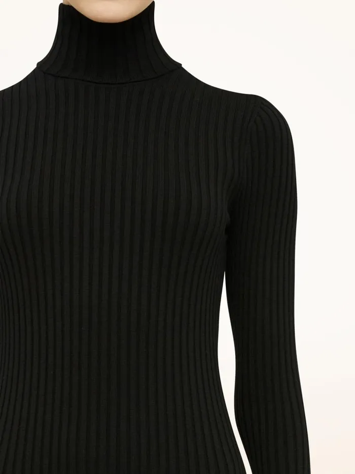 Women Dresses and Skirts Wolford Merino Rib Dress Black