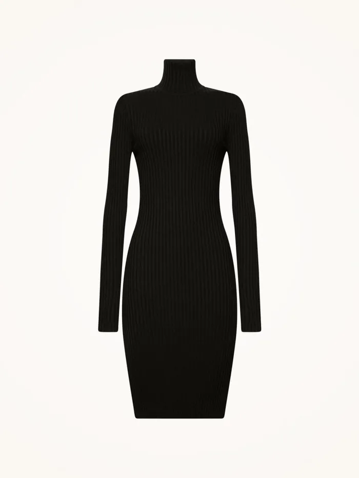 Women Dresses and Skirts Wolford Merino Rib Dress Black