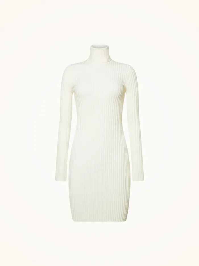 Women Dresses and Skirts Wolford Merino Rib Dress Ecrue