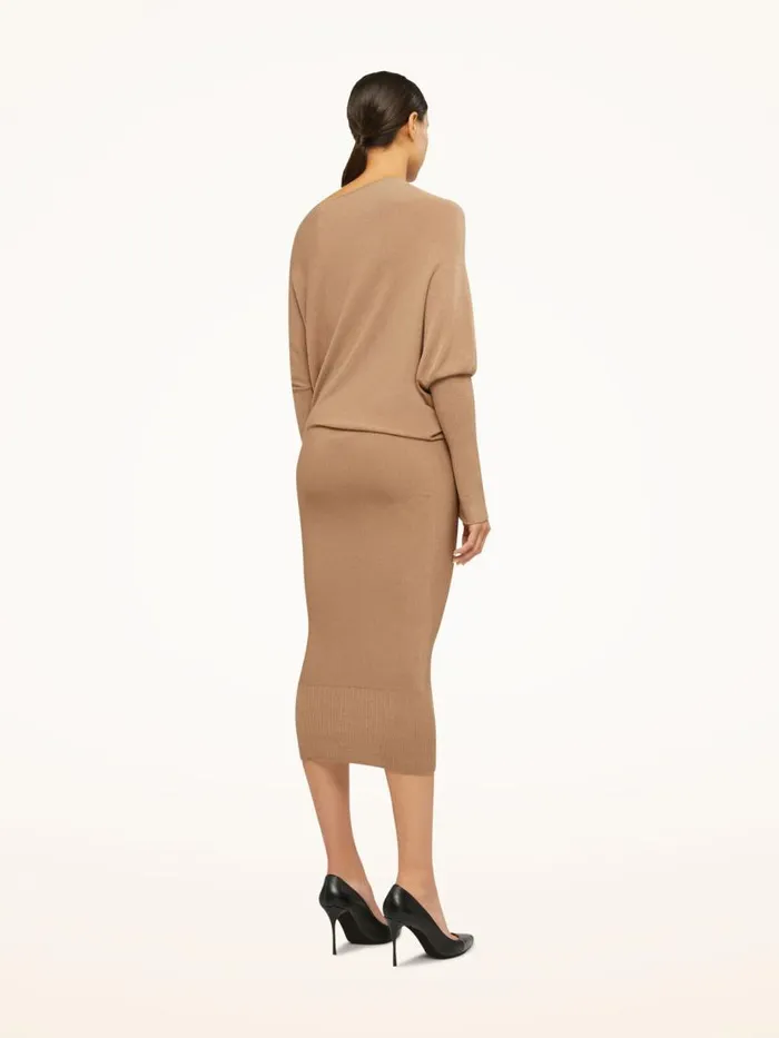 Women Dresses and Skirts Wolford Viscose Knit Dress Mocha