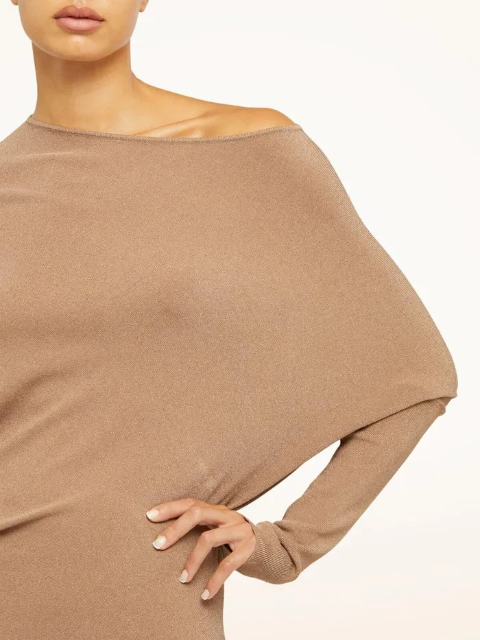 Women Dresses and Skirts Wolford Viscose Knit Dress Mocha