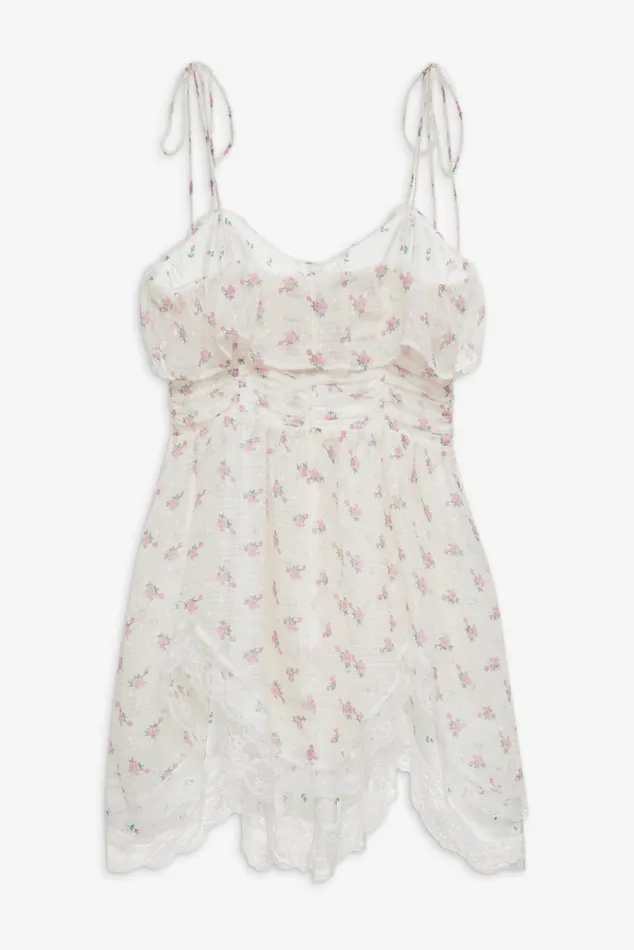 Women Dresses For Love and Lemons Amelia Mini Dress White Women Dresses For Love and Lemons Amelia Mini Dress White